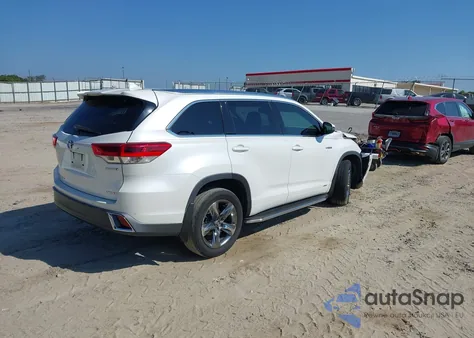 2018 Toyota Highlander Hybrid Limited Platinum из США, поврежденный, VIN 5TDDGRFH2JS041789